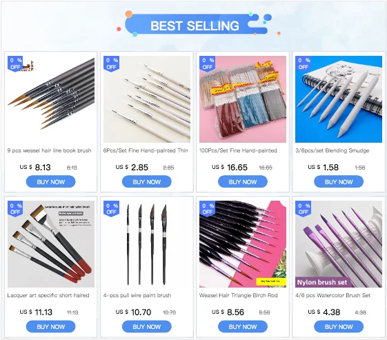 3/6pcs/set Blending Smudge Stump Stick Tortillon Sketch Art White Drawing Charcoal Sketcking Tool Rice Paper Pen Artist Supplies