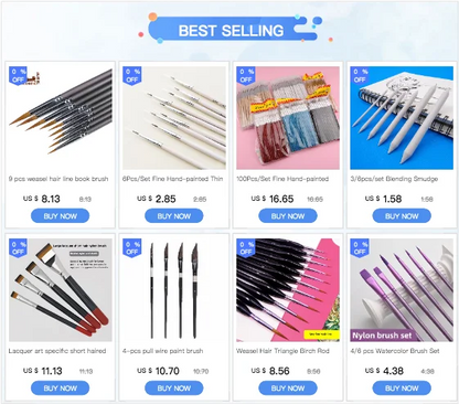 3/6pcs/set Blending Smudge Stump Stick Tortillon Sketch Art White Drawing Charcoal Sketcking Tool Rice Paper Pen Artist Supplies