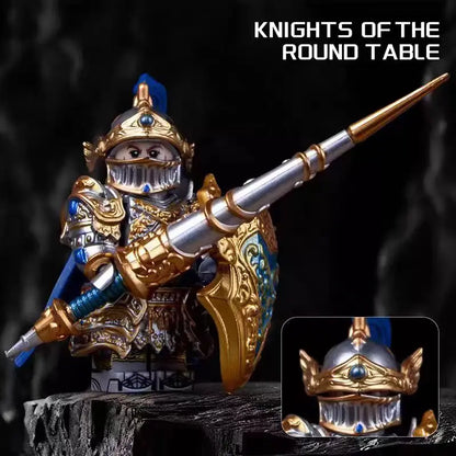 Lich King Medieval Round Table Knights building block Anime Sir Kay/Gaheris bricks Action Figure Collection Model Doll Toy Gifts
