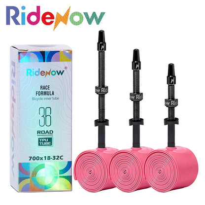RideNow Metal Nozzle Tpu Inner Tube External Thread Tube 700x18-32c Road Bike 36g Inner Tire All Road Bike Tyre Accessories