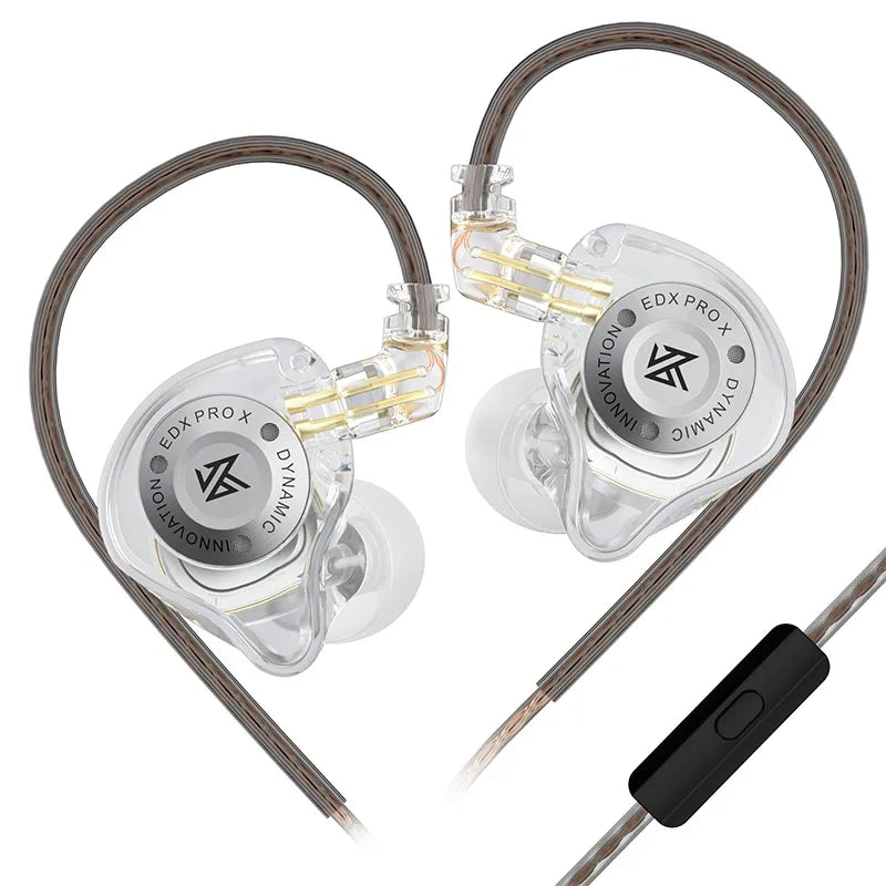 KZ EDX PRO X Dynamic Drive Earphone HIFI Bass Music Earbud Sport Noise Cancelling Headset KZ EDXPROX ZSTX ZSN PRO ZAS EDA ZVX