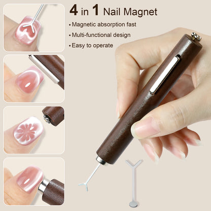 3 In 1 Multifunctional Strong Cat Eye Magnet UV/LED Gel Nail Magnetic Stick for Nail Art Design Manicure Special Tools