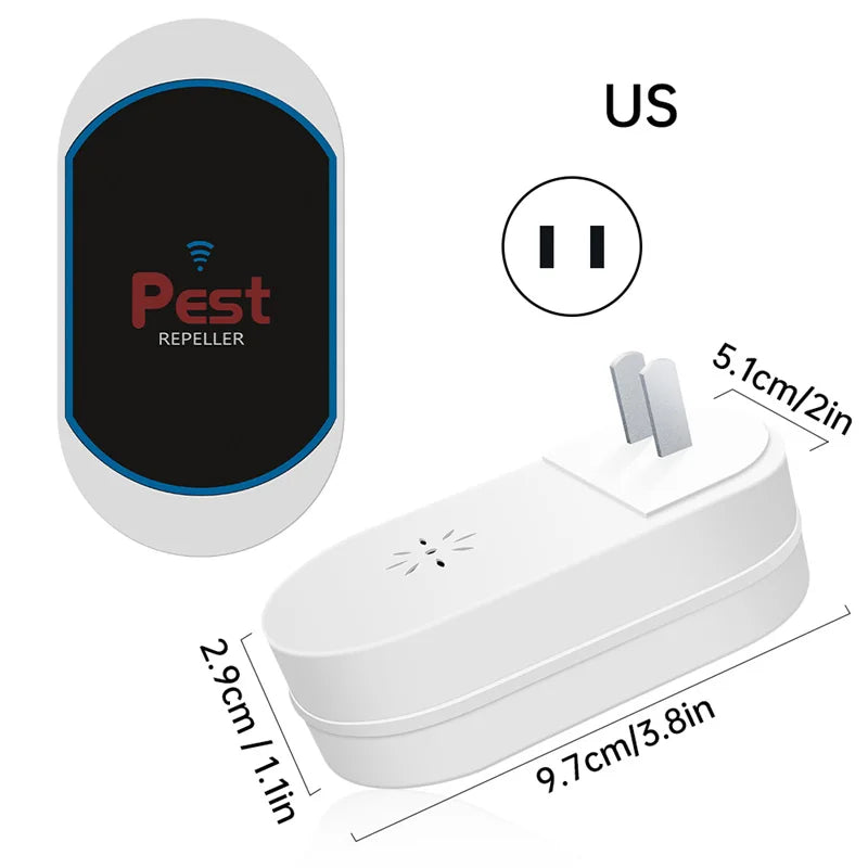 Ultrasonic Electronic Insect Repellent And Mouse Repellent Household Insect Repellent Mini Silent Safe Plug Electric 2026 New