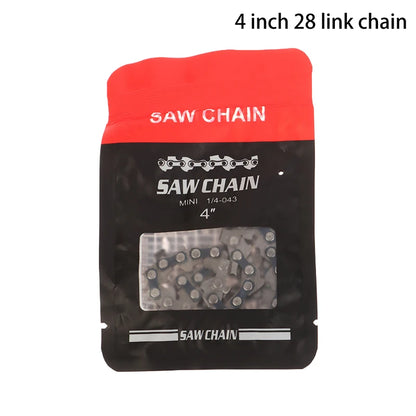 4/6/8/12/14/16 Inch Metal Chainsaw Chain Spare Parts Link Chainsaw Saw Chain Blade For Electric Saw Accessories Wood Cutting