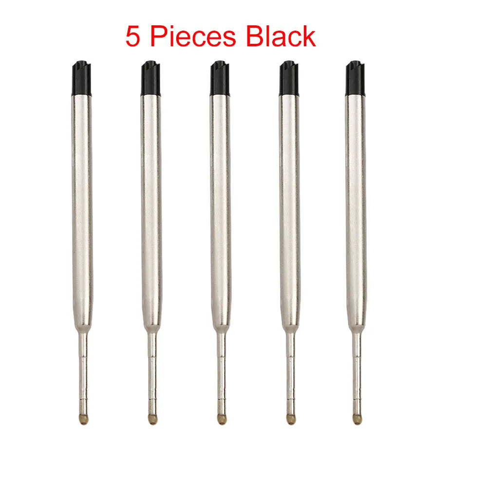 98mm1.0mm Ballpoint Pen Refills For Parker Pens Medium Point Blue Red Black Ink Rods For Writing Office Stationery
