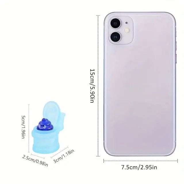 Squeeze Toilet Poop TPR Soft Kawaii Mochi Soft Stress Relief Fidget Toy,Laugh Out Loud with These Fun Prank Toilet Toys for Kids