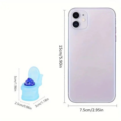 Squeeze Toilet Poop TPR Soft Kawaii Mochi Soft Stress Relief Fidget Toy,Laugh Out Loud with These Fun Prank Toilet Toys for Kids