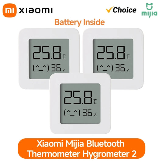 XIAOMI Thermometer 2 Mijia Electric Bluetooth Wireless Smart Hygrometer Thermometer Temperature Detection MI Mijia Home APP