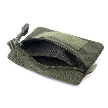 Outdoor EDC Molle Wallet Portable Waterproof Zipper Waist Pouch for Camping Hiking Hunting Travel EDC Pack