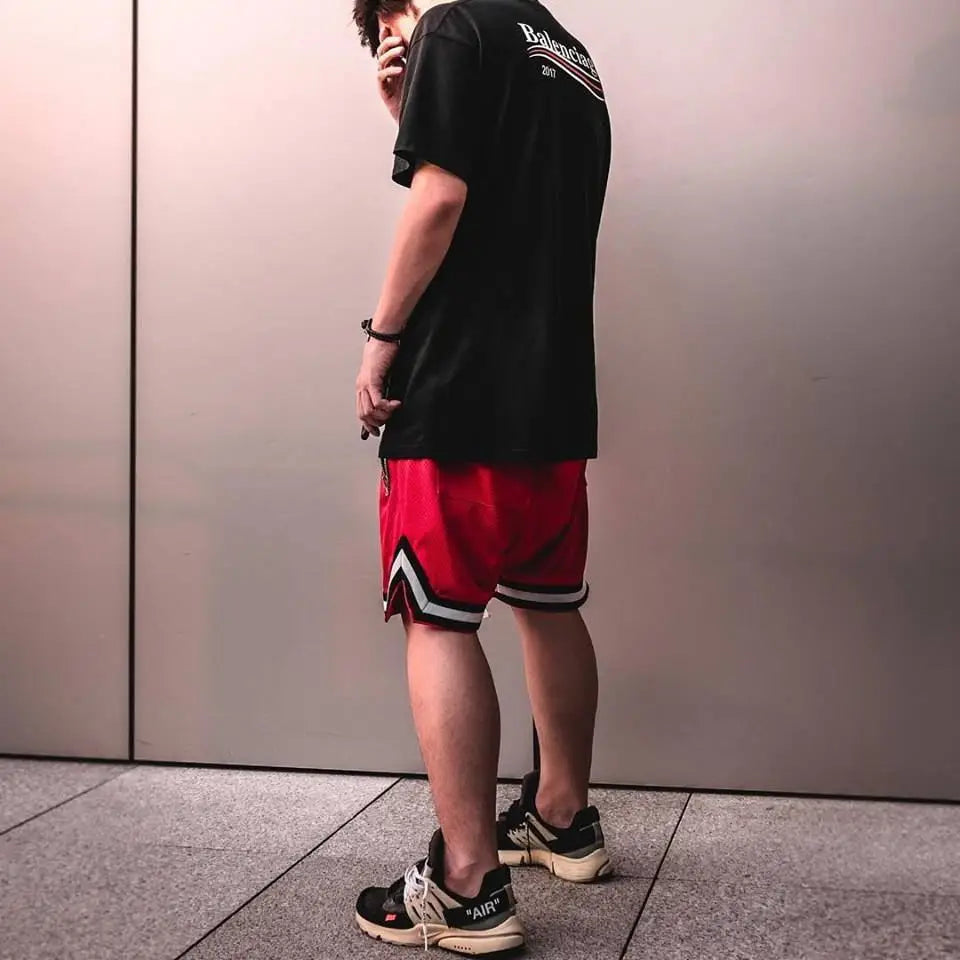 Men's Sports Basketball Shorts Mesh Quick Dry Gym Shorts for Summer Fitness Joggers Casual Breathable Short Pants Scanties Male