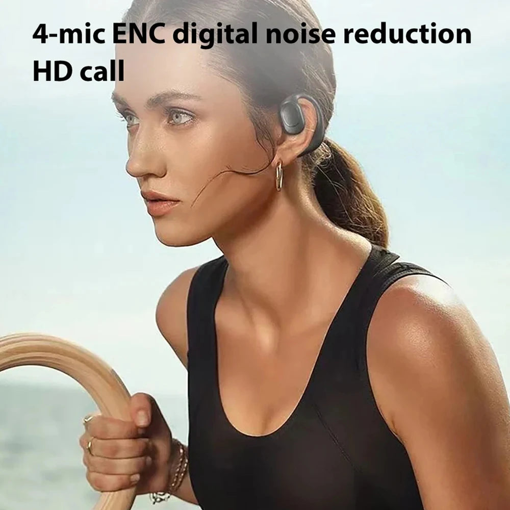 Wireless Bluetooth 5.4 Headphone TWS Ear Hook Earphone HiFi Stereo Noise Reduction Headset Waterproof Earbud for Huawi For Xiami