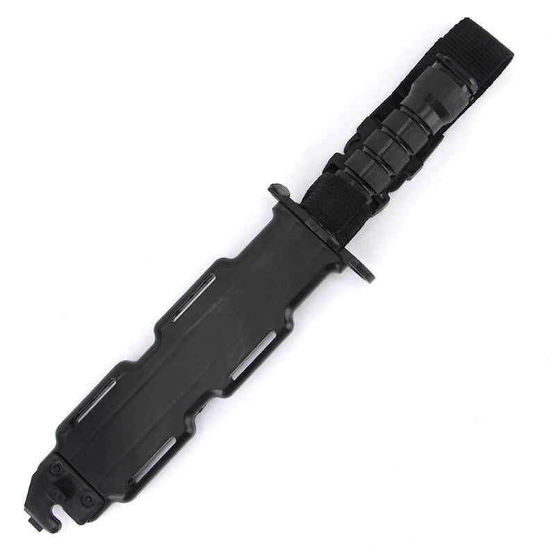 M9 Model Tactical Rubber Knife CS Game Training Outdoor Multi Tool Plastic Bayonet Army Fan Collect Gift Toy