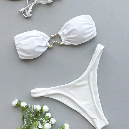 Summer Sexy Bikinis Swimsuits Women Swimwear Push Up Female Beach Swim Wear Bathing Suits Brazilian Bikini Set Pool Bather 2026