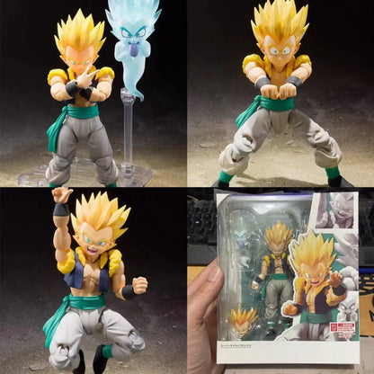 Dragon Ball Super Saiyan Gotenks Articulated Figure Anime Model Statue Collection Desktop Decoration Ornament Toy Gift for Fans