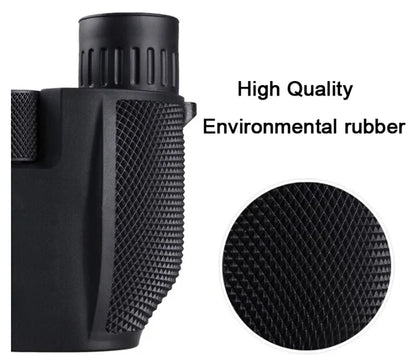 COMET Binoculars 10X25 Long Range Pocket HD Telescope Folding Compact Bak4 Prism Binocular Optical Scope FMC Lens For Hunting