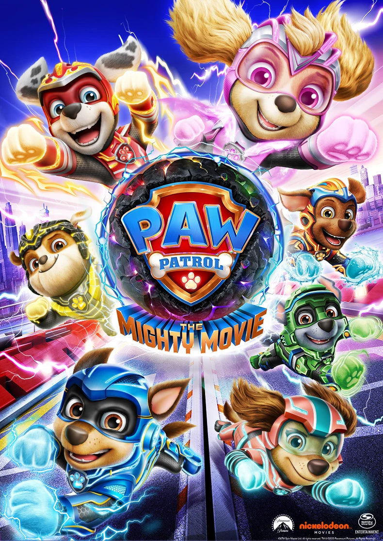 100% Original Paw Patrol Mighty Movie Liberty & Poms JR. Patrollers Rescue Figures Action Figure Birthday Christmas Gift