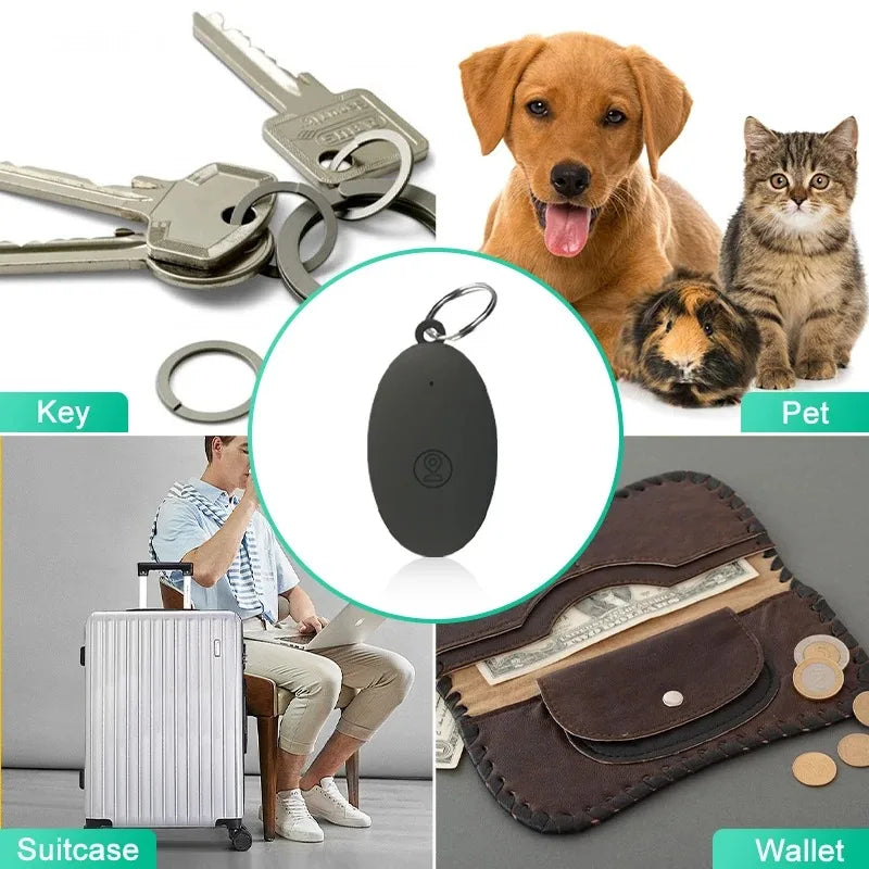Dog Cat Finder Mini GPS Tracking Device Anti-lost Tracker IOS/ Android For Kids Pet Key Wallet Smart Bluetooth Tracker Locator