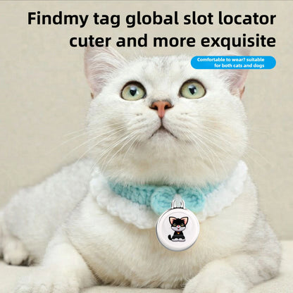 Pet Anti-Lost GPS Tracker Bluetooth-compatible Smart Wearable Waterproof Locator Real-time Tracking Dog Cat Collar Find Device