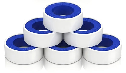 YITAPE 3/6 Rolls PTFE Thread Seal Tape White 1cm*13M Waterproof Plumbers Tape for Shower Head Pipe Sealing Leak-Proof Sealant