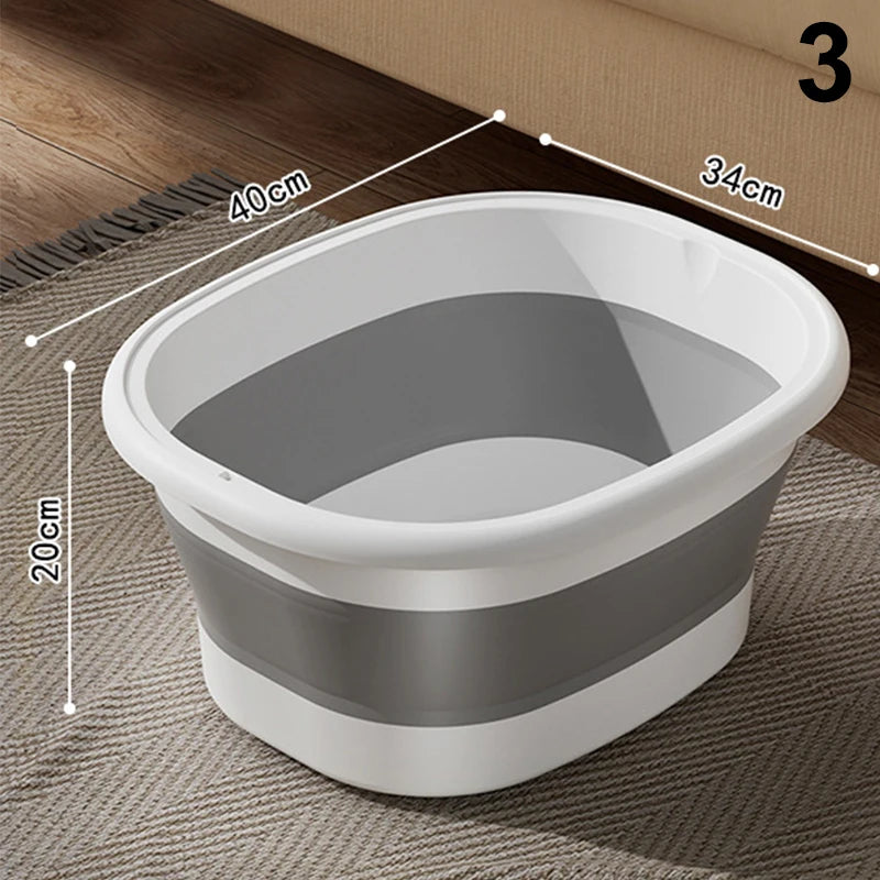 1Pcs Foldable Home Foot Bath Bucket Portable Foot Soak Foot Tub Massage Foot Wash Leisure Health Bucket Foot Bath Basin