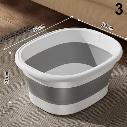 1Pcs Foldable Home Foot Bath Bucket Portable Foot Soak Foot Tub Massage Foot Wash Leisure Health Bucket Foot Bath Basin