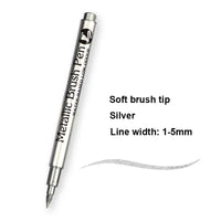 1Pcs Brush Silver