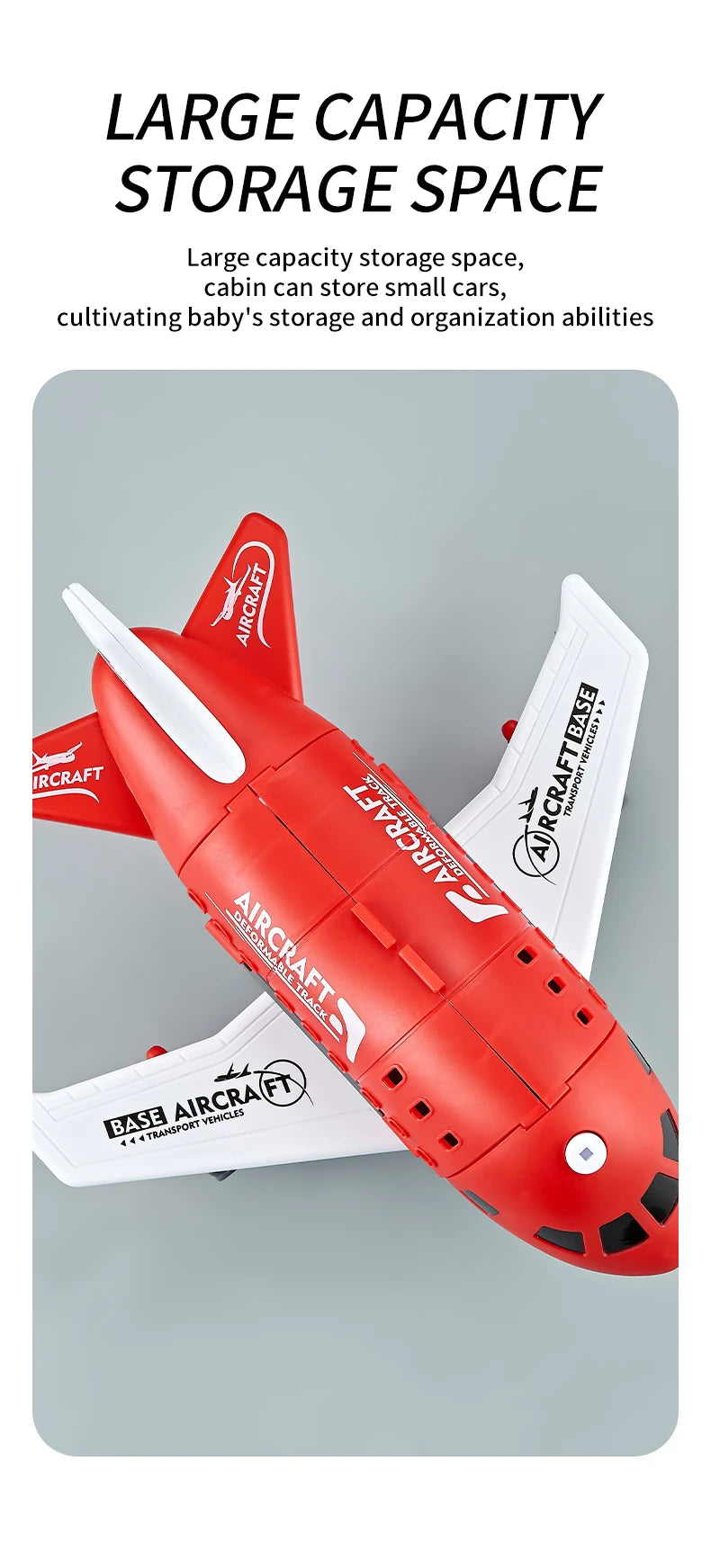 Creative and novel deformation airplane toy combination - Multiple themes, gift box packaging - Gifts suitable for boys and girl