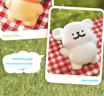 Maltese Dog Blind Box We Are The Best In World Series Cute Model Flocking Figures Childrens Toys Peripheral Gifts