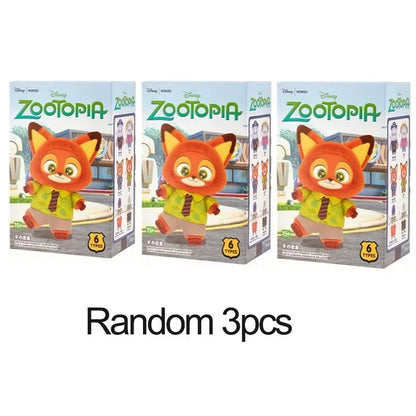 NEW 2026 Disney Zootopia Series Blind Box Judy Nick Vinyl Plush'''' Cartoon Character Pendant Trendy Toys Box Christmas Gift