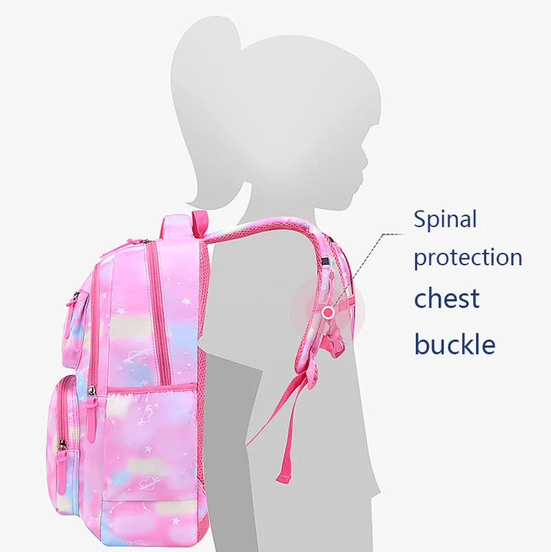 Teenage Girls School Bag Children Backpack Class Child Kids Back Pack Kawaii Bagpack Cute Women Rucksack Female Bolsas Portfolio
