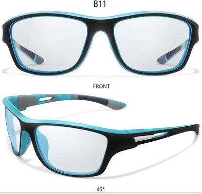 Photochromic Motorcycle Sunglasses Men Women Outdoor Cycling Driving Hiking Eyewear Fishing UV400 Protection Goggles