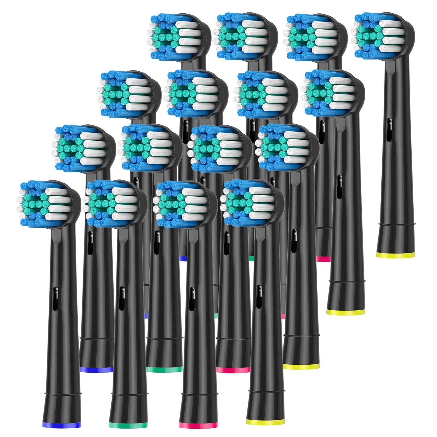 Replacement Toothbrush Heads Compatible with Oral B Professional Electric Brush Heads 1000 1500 3000 6000 7000 7500 8000