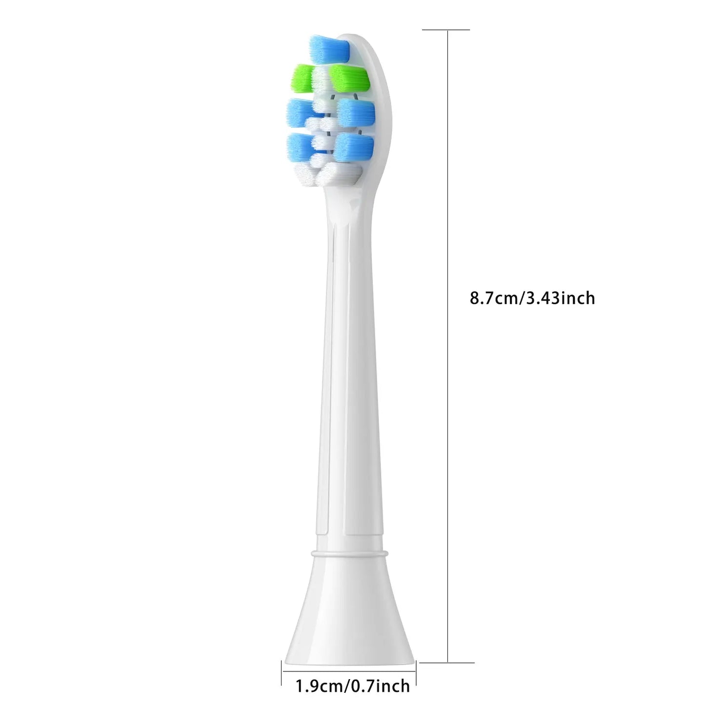Toothbrush Heads Compatible with Philips Electric Toothbrush,Replacement Brush Heads Fit for 3100 4100 4300 5300 5500 6100 9000