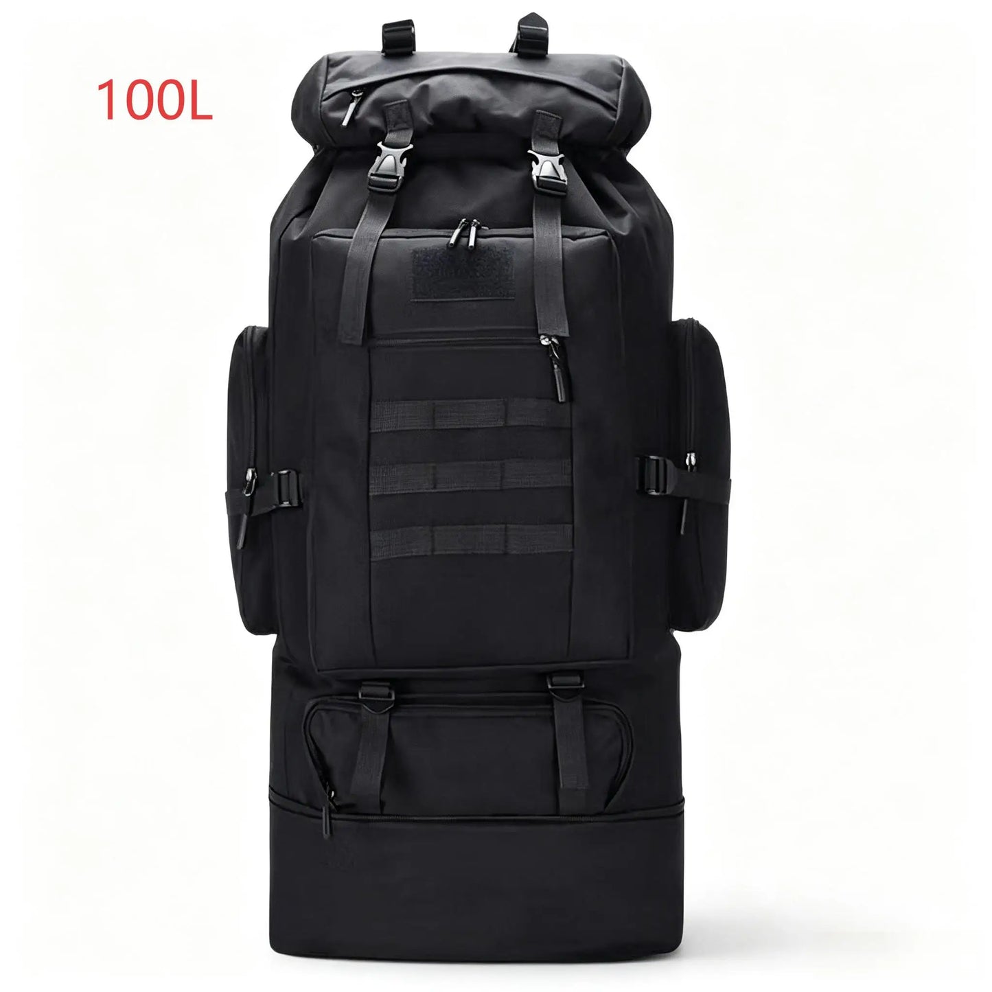 Homefish 80L/100L Large Mountaineering Backpack Outdoor Climbing Bag Tactical Rucksack Hiking Camping Travel Backpack