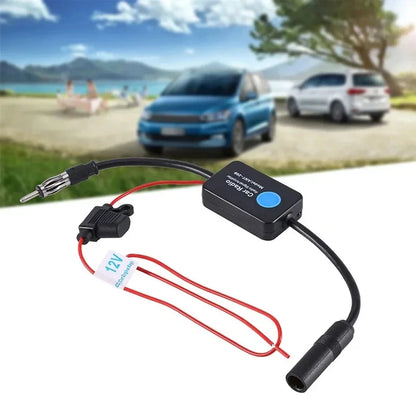 Vehicle-mounted active antenna FM car radio antenna amplifier 12V FM amplifier