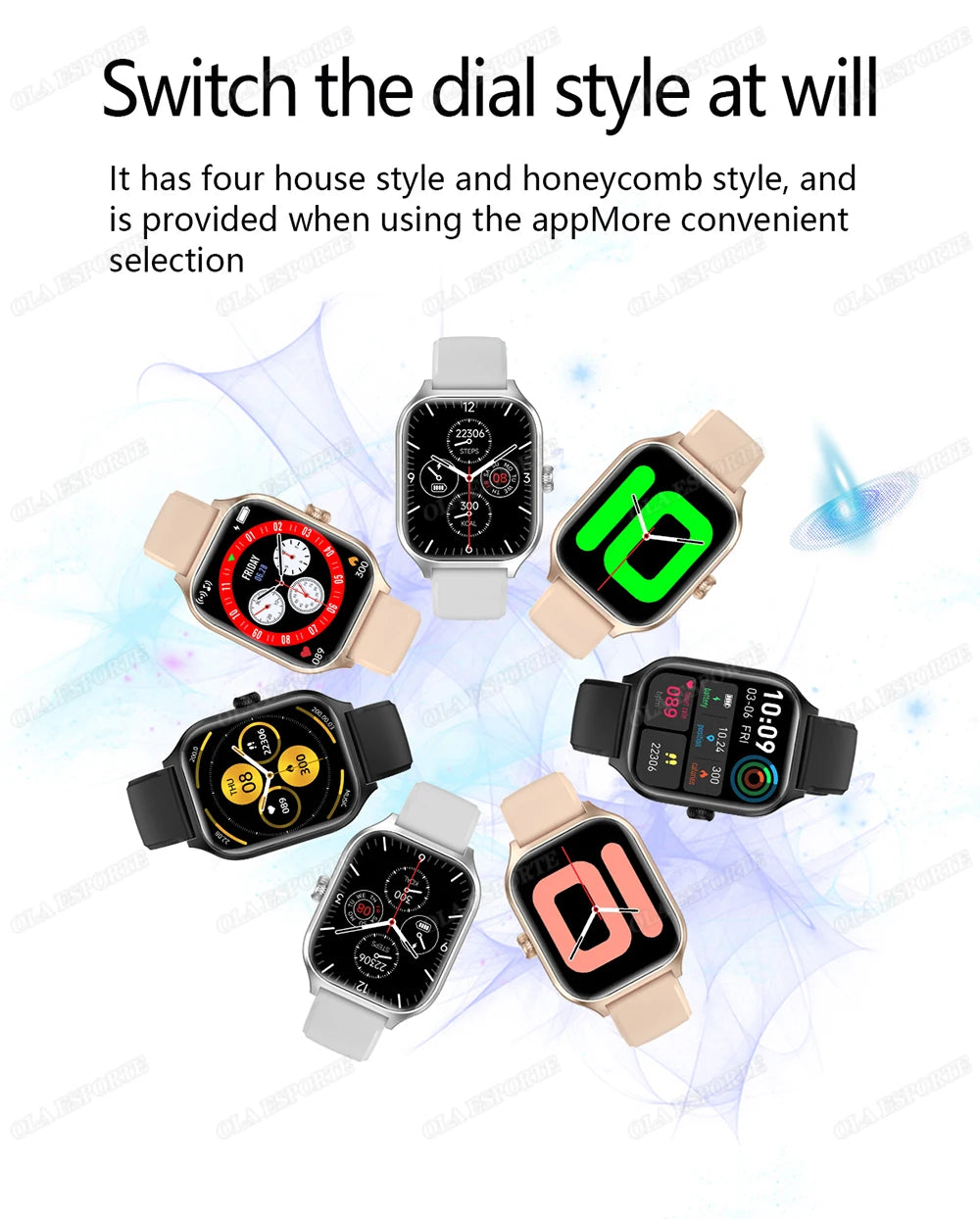 Smart Watch Men 2.01 Inch AMOLED Screen Waterproof Multiple Sport Mode Fitness HD Bluetooth Calls Smartwatch Men Women Bracelet