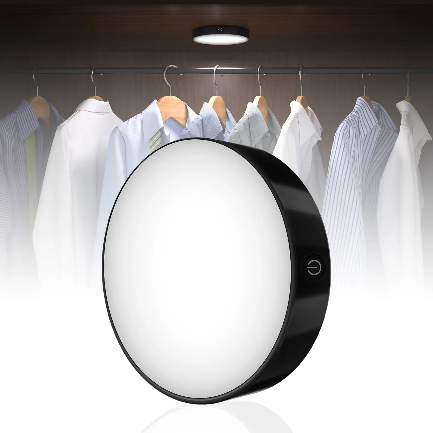 WILLED Rechargeable Dimmable Touch Light Buit-in 1000mAh Batter Portable LED Night Lights for Cabinet Wardrobe Kitchen Bedroom