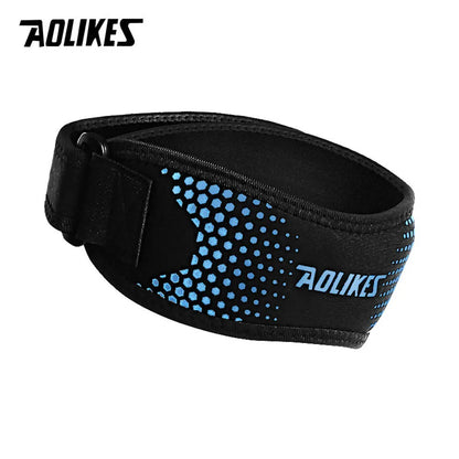 AOLIKES 1PCS Knee Braces for Knee Pain,Patella Knee Support Strap,Adjustable Patellar Tendon Stabilizer Band for Basketball