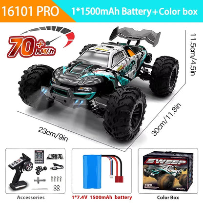 1:16 RC High Speed Car Off-Road 4WD Monster Truck Climbing Vehicle Boys Toy Remote Control Car