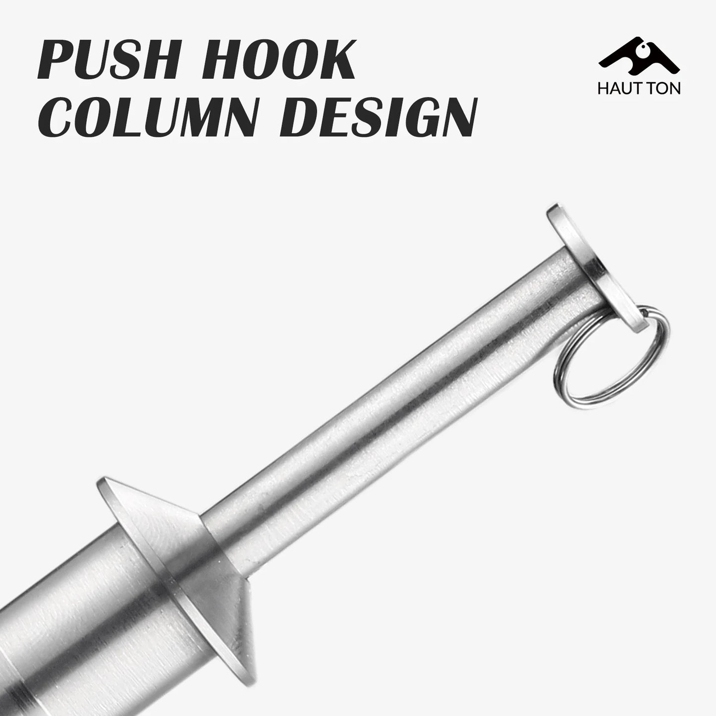 HAUT TON 1pc Stainless Steel Squid Hook Corrector Can Restore Deformed FishingHook Portable&Lightweight Fishing Tackle Accessory