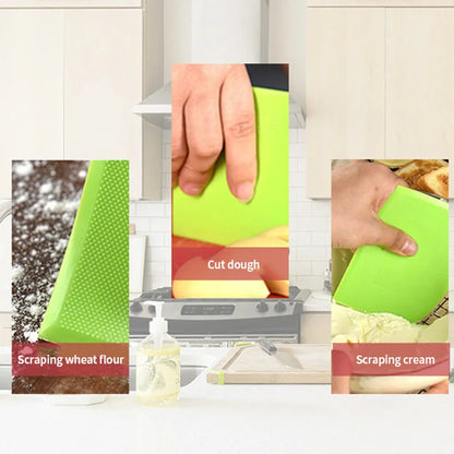 1 plastic cake cream spatula, dough knife, smooth edged butter scraper, baking tool - essential for home use