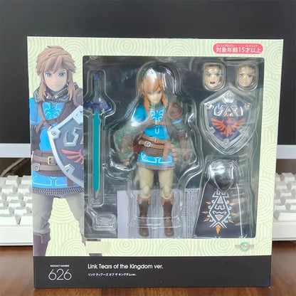 GSC Figma 626 Link Tears of The Kingdom Ver Limited Edition Action Figure In Stock Collectible Model Ornament Toys Birthday Gift