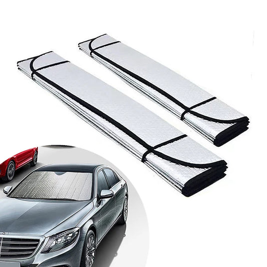 Car Front Window Sunshade UV Protection Shade Sun Protector Windshield Visor Cover Auto Curtain Sunshade Access（folded shipping）