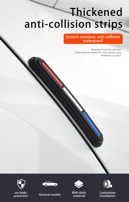 4pcs Car Rearview Mirror Door Protector Guard Edge Protector Buffer Trim Molding Protection Strip Car Auto Scratch Protector Bar