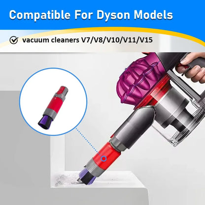 Traceless Dust Brush Part Fit for Dyson V7 V8 V10 V11 V15 Part Vacuum Cleaner Accessories Replacement Dusting Brush Attachment
