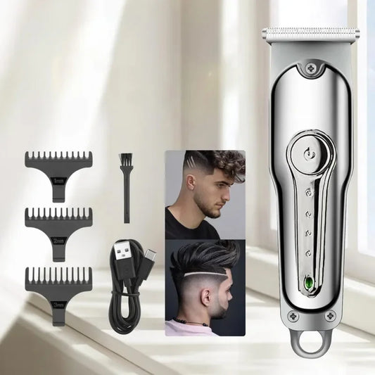2026 New Hair Trimmer Professional Hair Clipper Rechargeable Hair Cutting Machine Cordless Portable Trimmer for Men