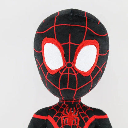 32CM Anime Avengers Spiderman Plush Toys Into the Spider-Verse Gwen Peter Parker Noir Dolls Soft Stuffed Toy For Kids Gift