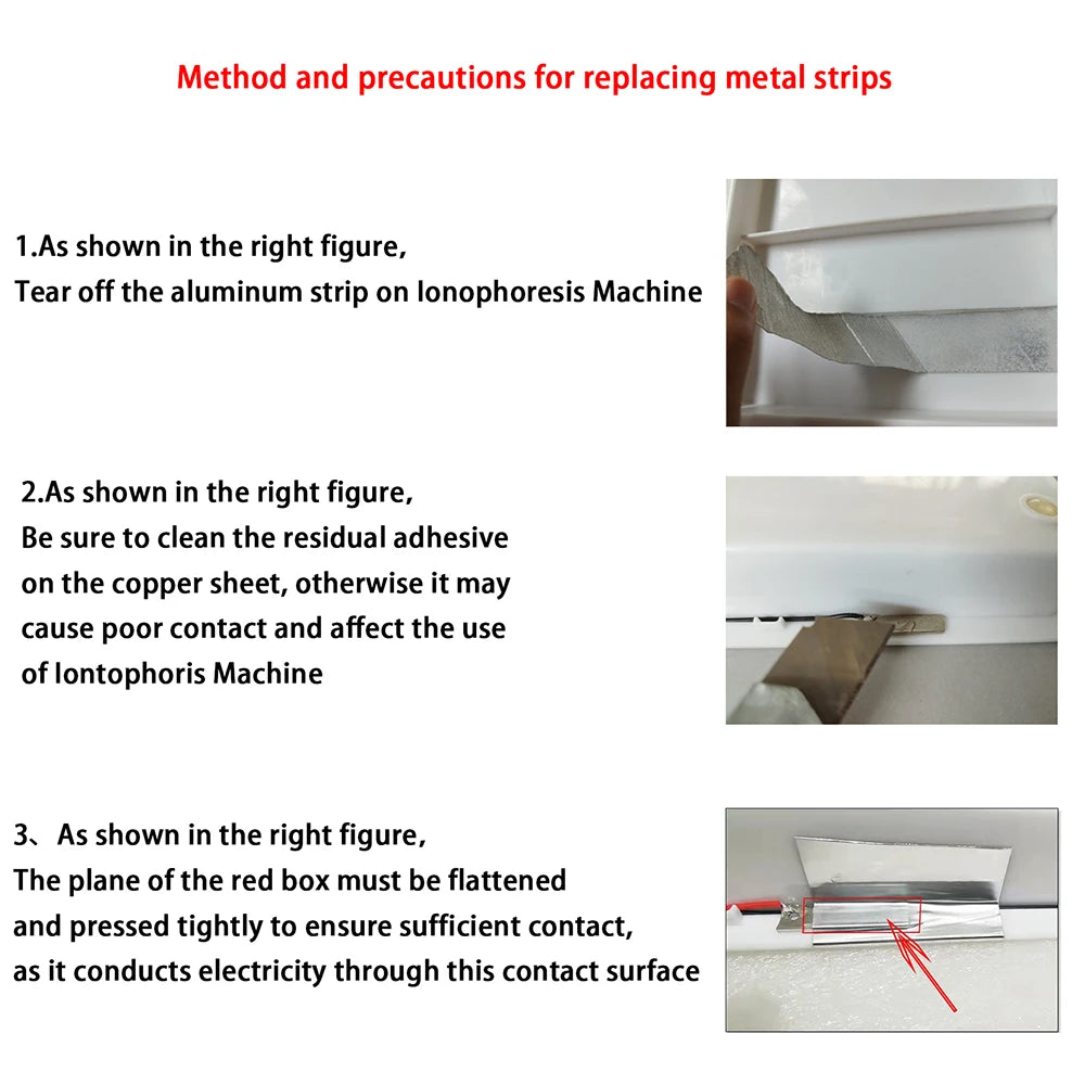 Accessories Antiperspirant Iontophoresis machine 10PCSAluminum sheet+2pcs towel