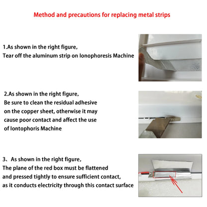 Accessories Antiperspirant Iontophoresis machine 10PCSAluminum sheet+2pcs towel