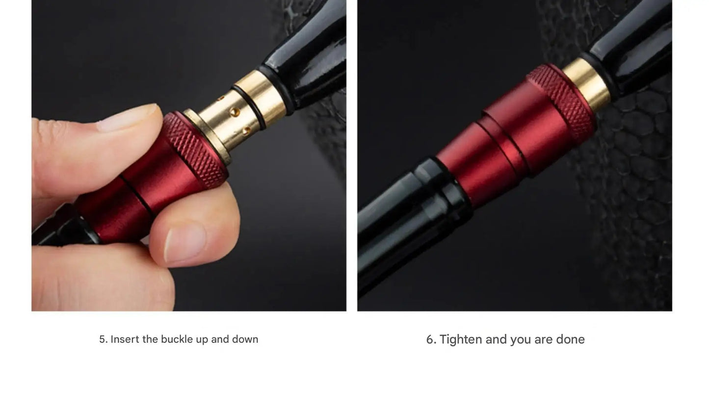 LINNHUE  Quick connector 8mm universal connector head and rod portable converter fishing gear accessories